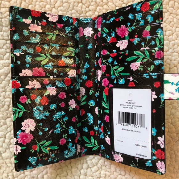 KATE SPADE Stacy Gardner Street Greenhouse Wallet - Picture 6 of 8